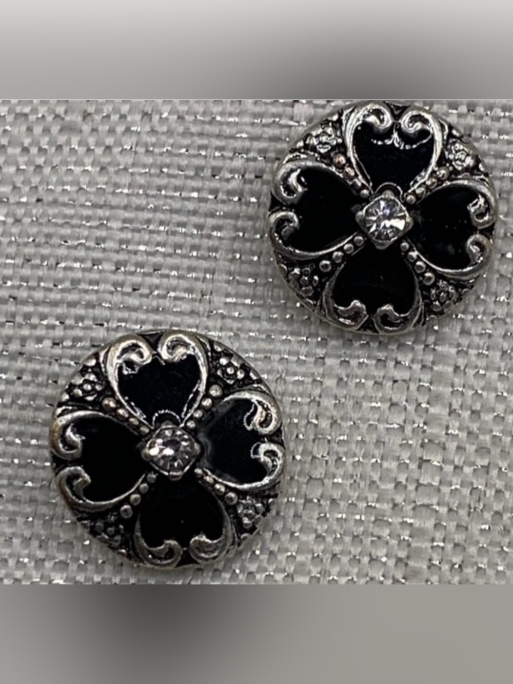 PETITE CHARM - FLOWERS - 12mm/13mm - Matching Snap Button Charms - Set of 2